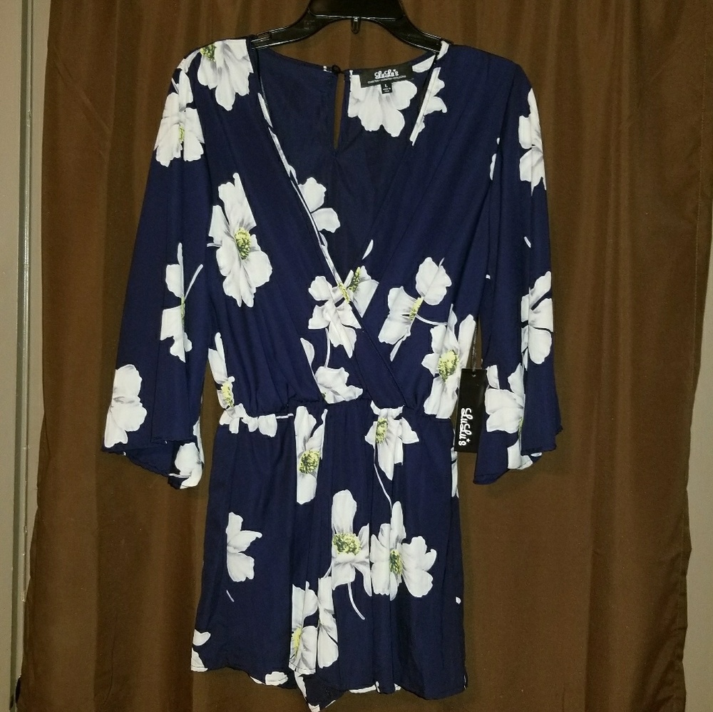 Lulu's Romper New With Tags Size Large